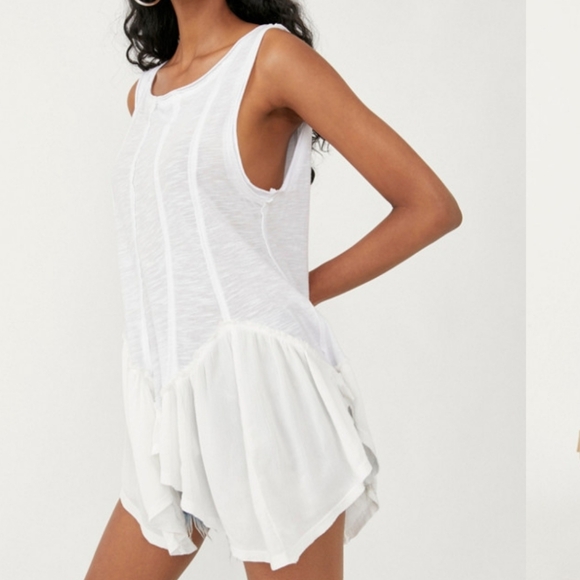 Free People We The Free Love Somebody Tank Ivory S - Picture 7 of 8